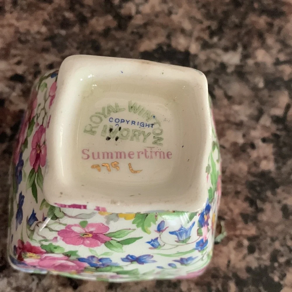Royal Winton Summertime Open Sugar Bowl